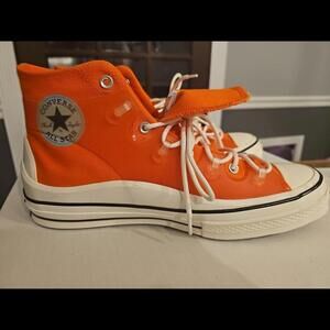Converse Orange High-Top All Star Sneakers